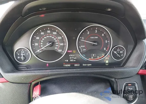 2014 BMW 328D z USA, uszkodzony, nr VIN WBA3D3C56EK153615